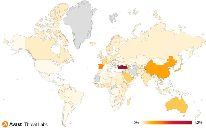 Global risk ratio for mobile bankers in Q4/2023