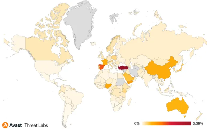 Global risk ratio for mobile bankers in Q4/2022