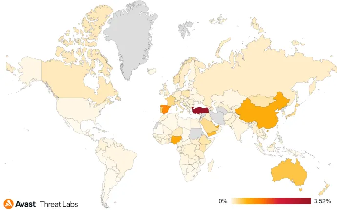 Global risk ratio for mobile bankers in Q1/2023