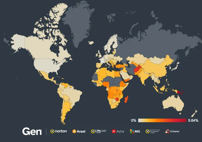 Global risk ratio for information stealers in Q2/2024 