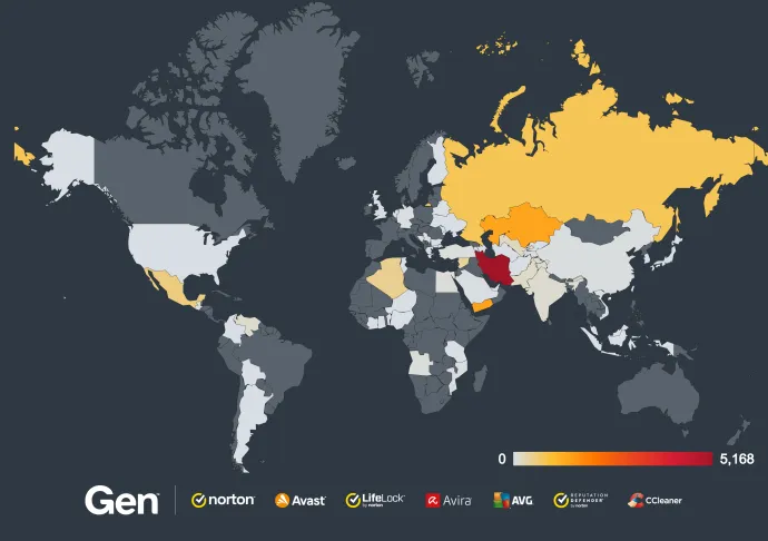 World distribution of responding peers within the Twizt’s P2P network from the last 3 months