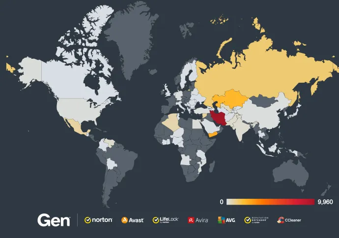 World distribution of responding peers within the Twizt’s P2P botnet network in Q3/2024 